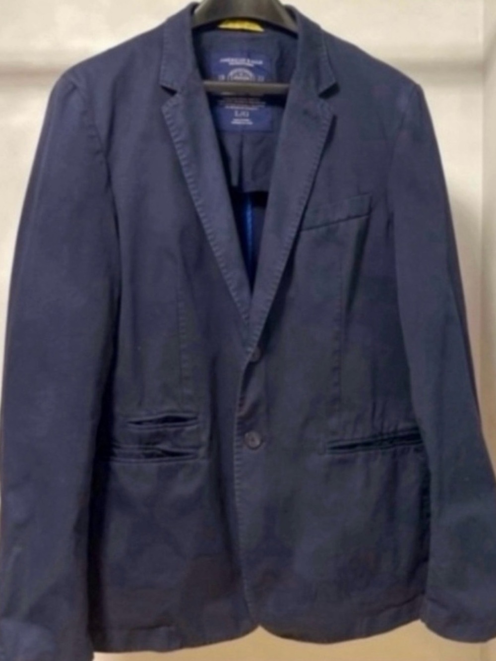 Men's Navy Blazer - Casual Tailored Jacket